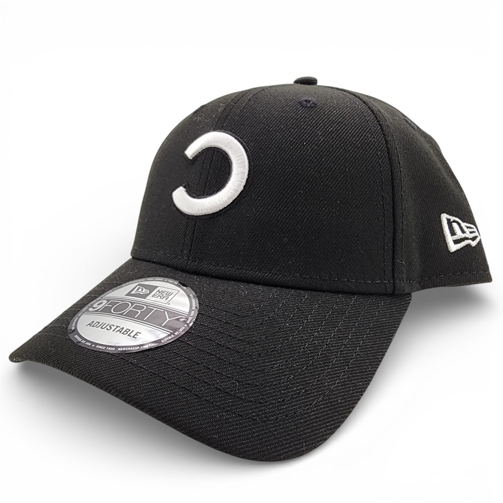 Chicago‎ Cubs Upside Down Logo Hat New Era 9Forty Adjustable Snapback Black NEW